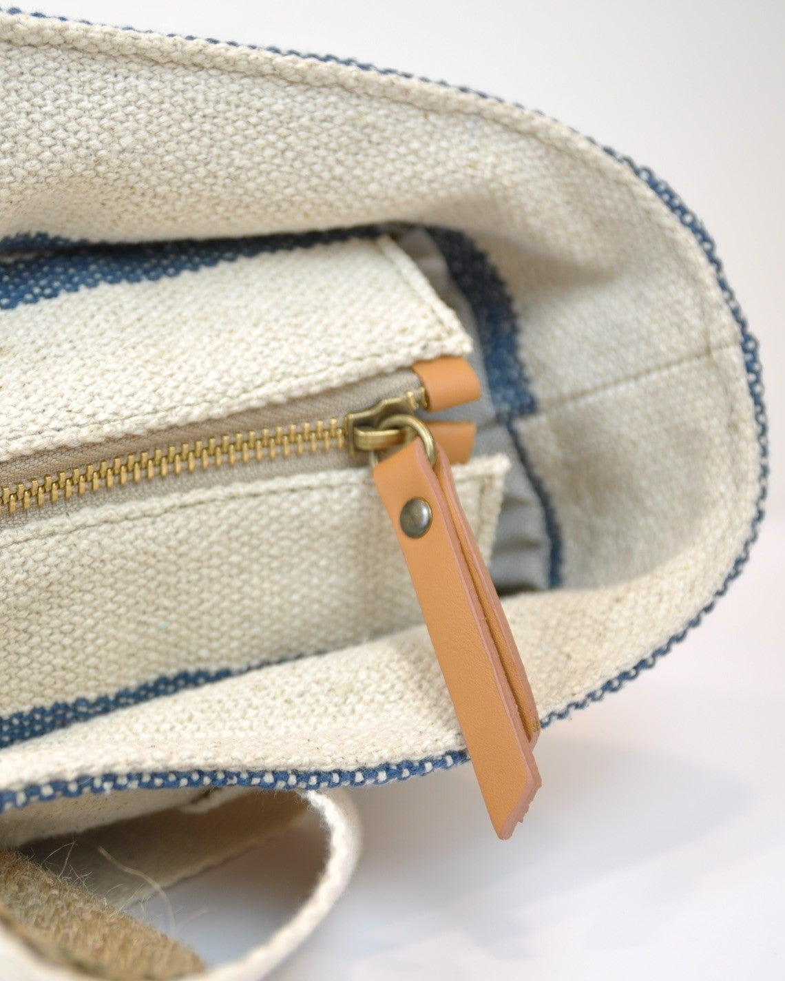 Bolsa de playa viaje CAPAZO RAYA NAVY Mimique Made in Spain. Gran capacidad