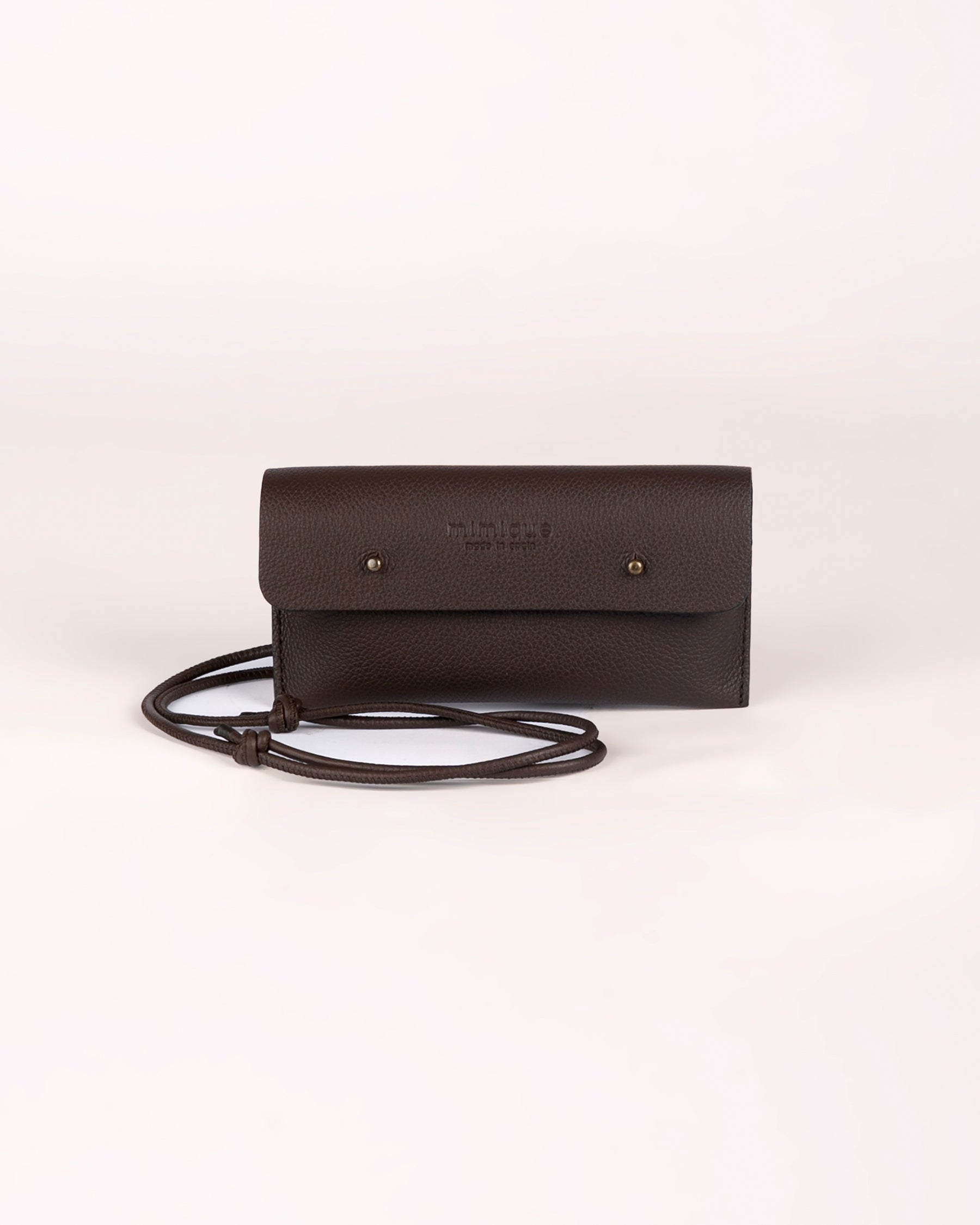 Funda de móvil marrón chocolate