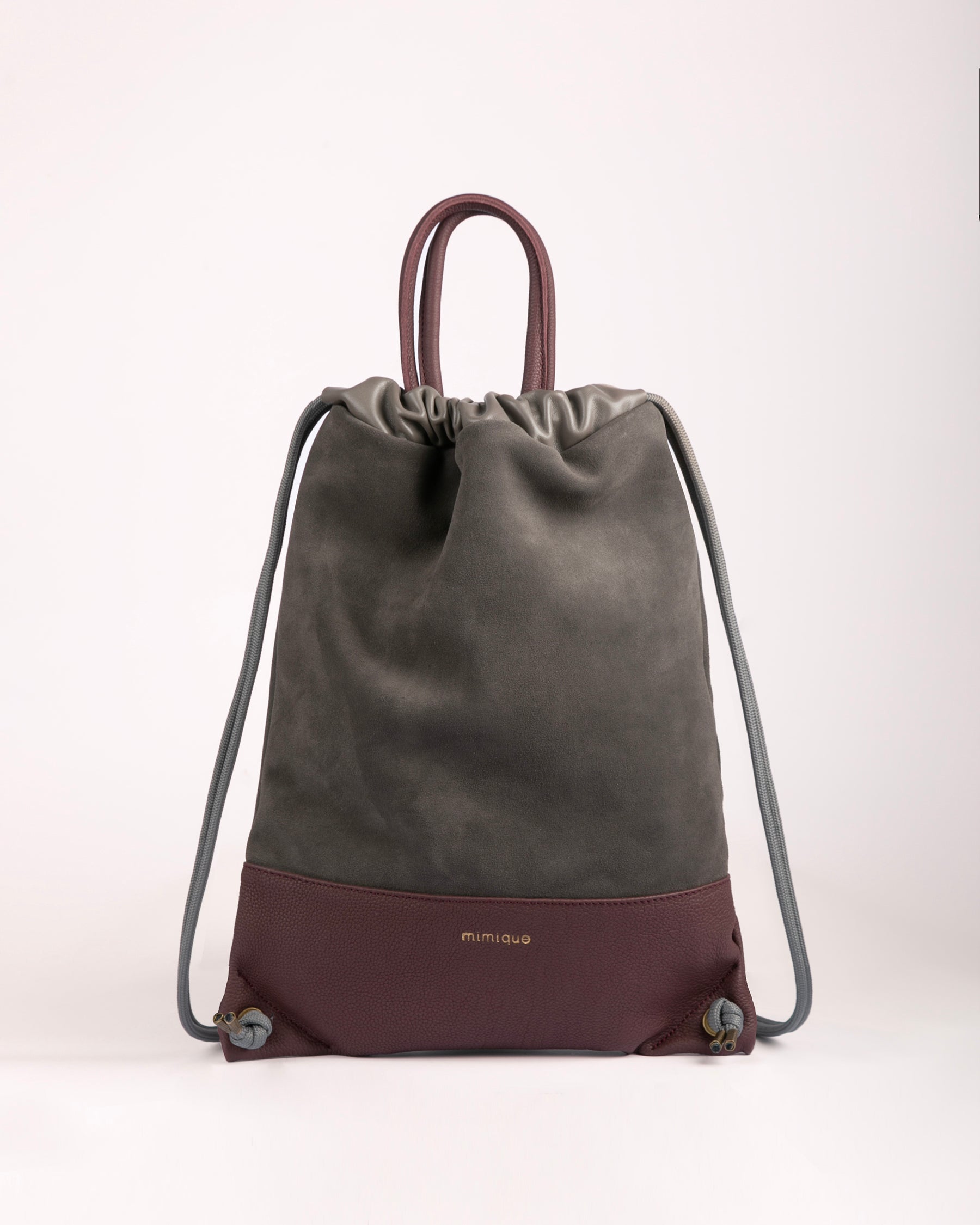 Arra burgundy and dark grey