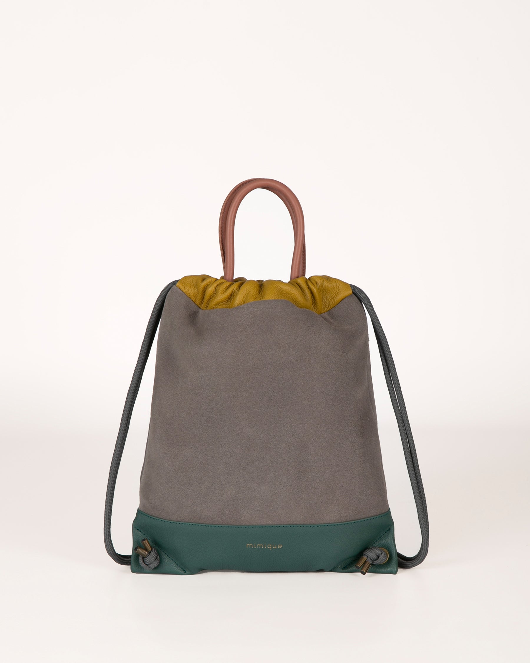 Mochila bolso de piel de gran calidad y capacidad Torimbia zero Mimique. Tamaño mediano