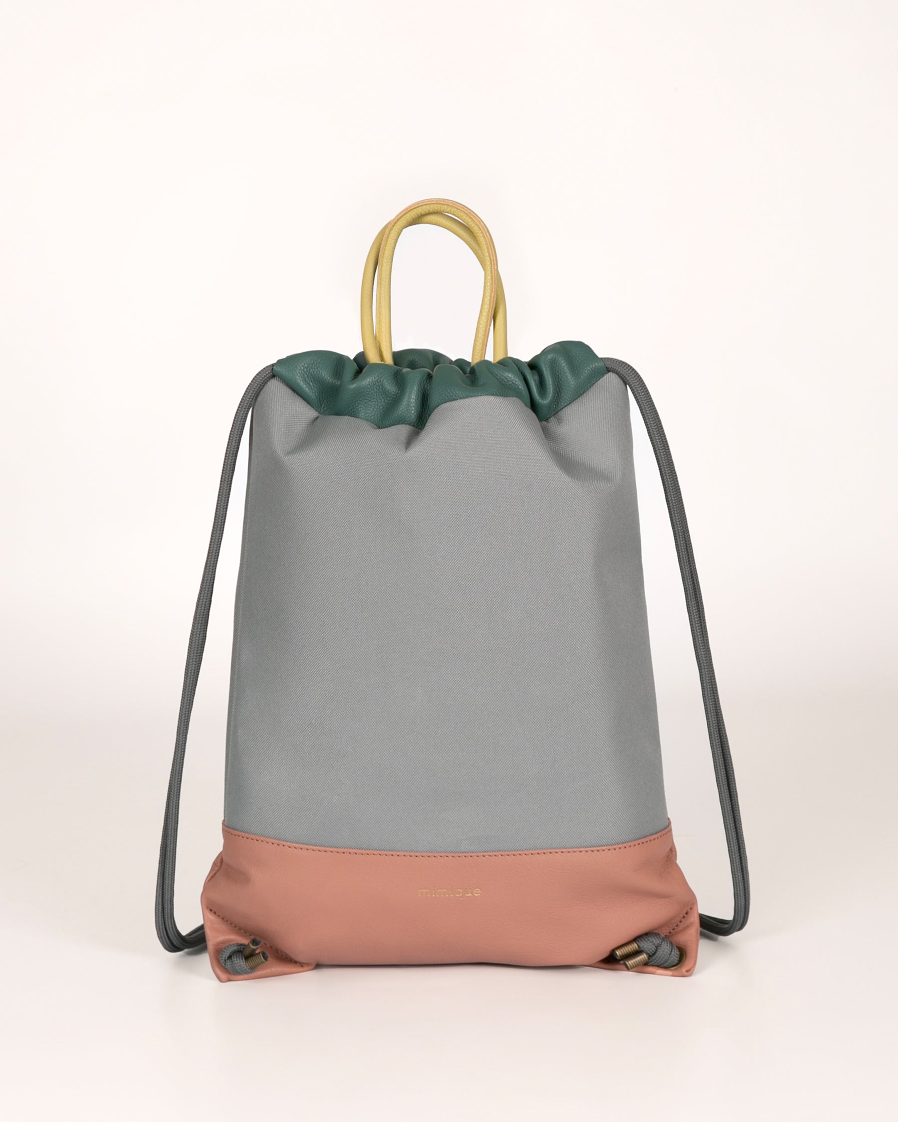 Mochila Sevalle de Mimique de loneta impermeable gris. Ligera, tamaño grande