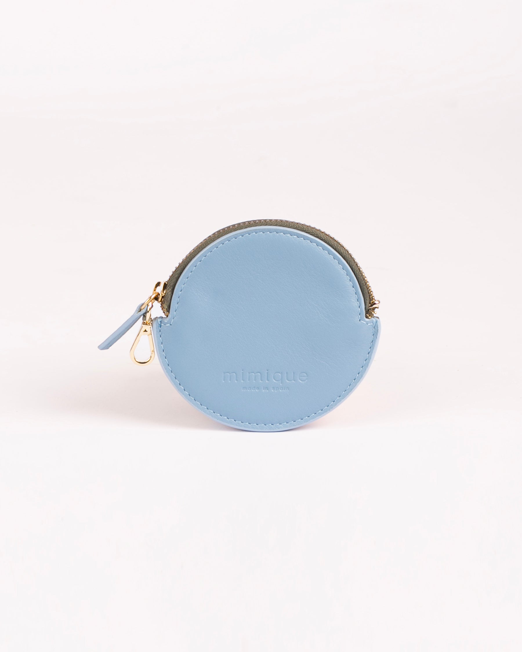 Monedero azul cielo & oliva