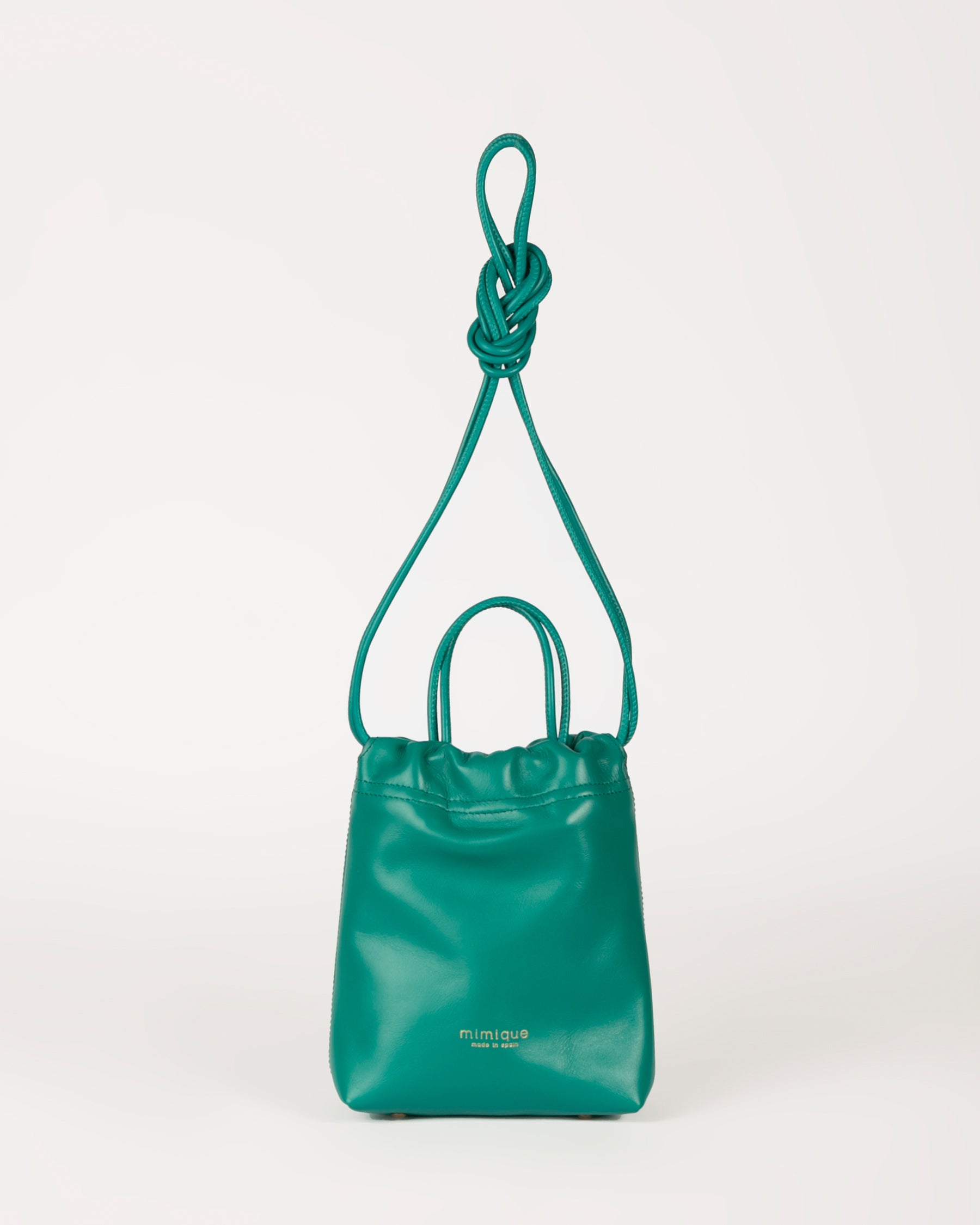 Bolso pequeño de piel para mujer con forma de bombonera Cue Mimique