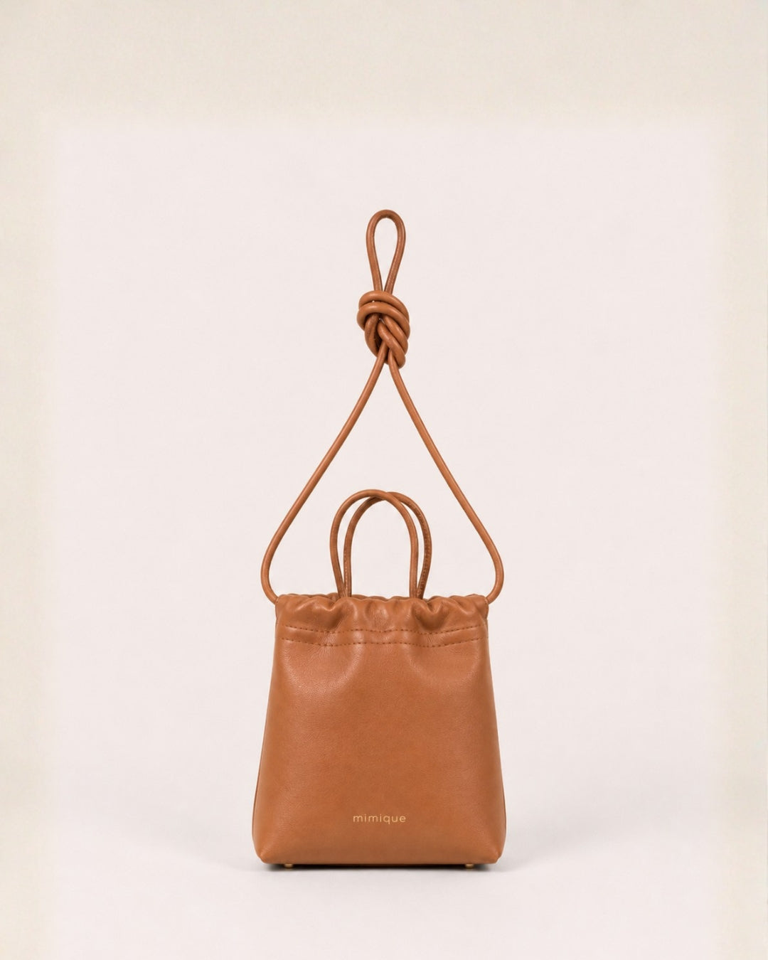 Cue cuero bolso bombonera para mujer de Mimique en piel de máxima calidad made in Spain