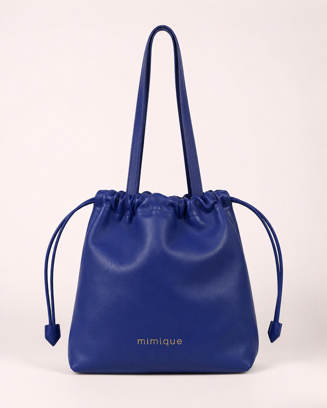 Bolso Barro azul eléctrico para mujer, tote bag de gran capacidad y ligereza hecho a mano en España Mimique