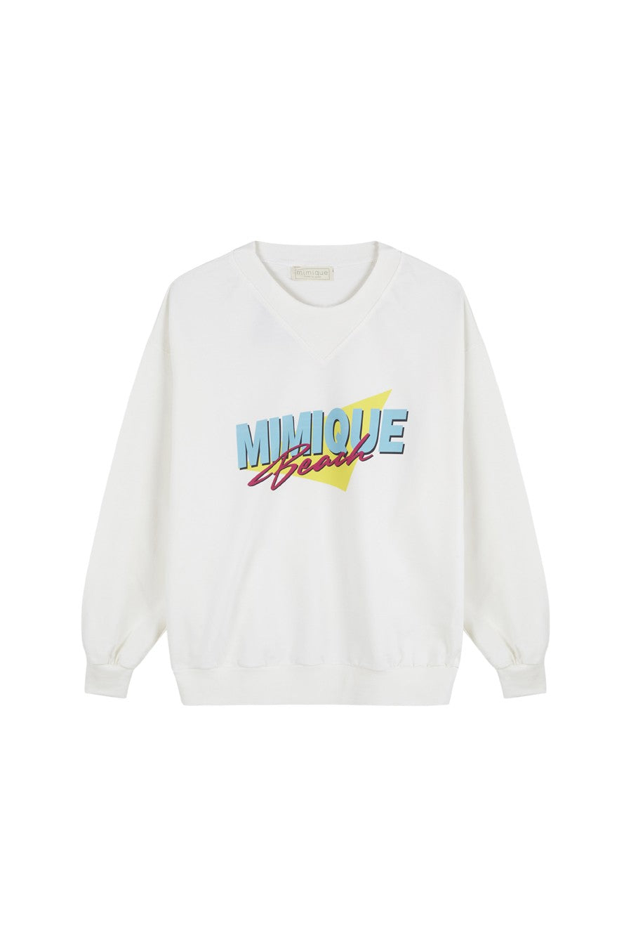 MIMIQUE sweatshirt with MIMIQUE BEACH logo 