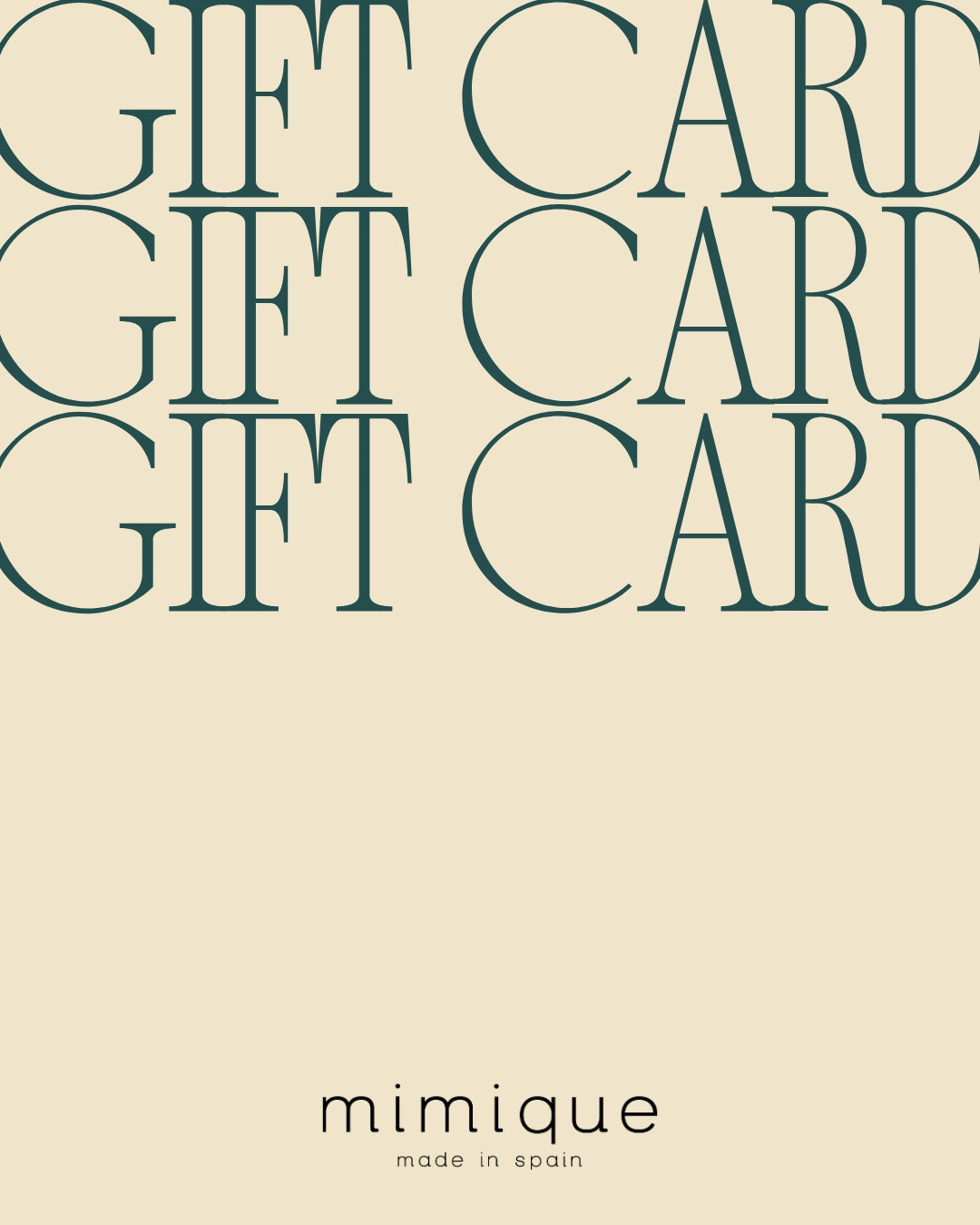 Tarjeta regalo