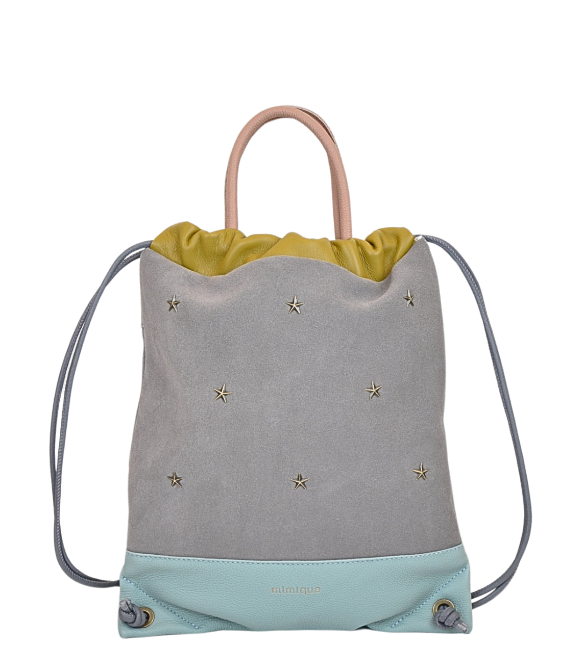 Tachuelas mini aqua, grey &amp; mustard