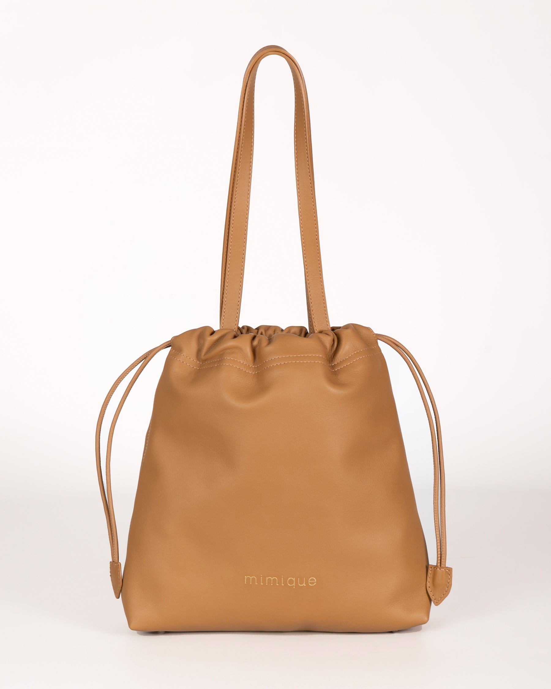Bolso Barro grande de piel estilo tote. Color moka. Calidad Made in Spain