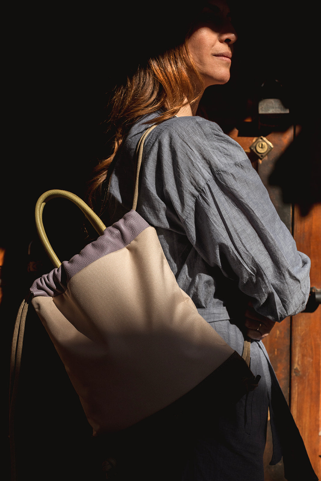 Atalaya topo, beige claro y lavanda