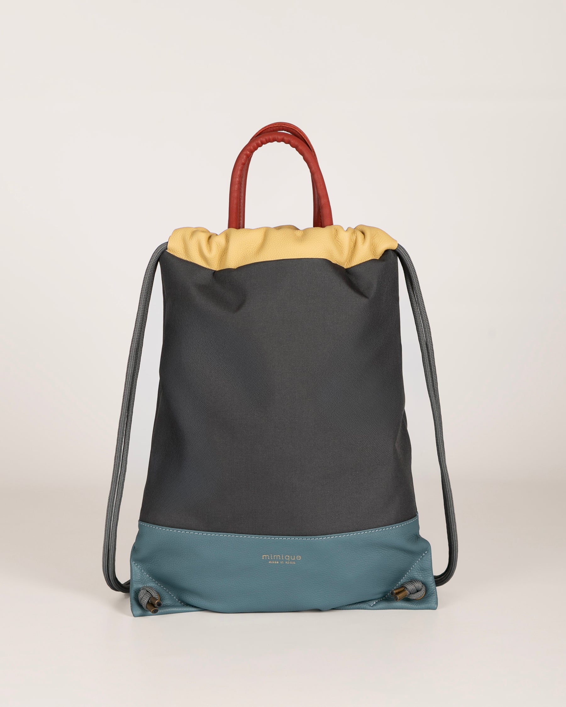 Mochila grande Sevalle de Mimique color gris. Calidad hecha en España