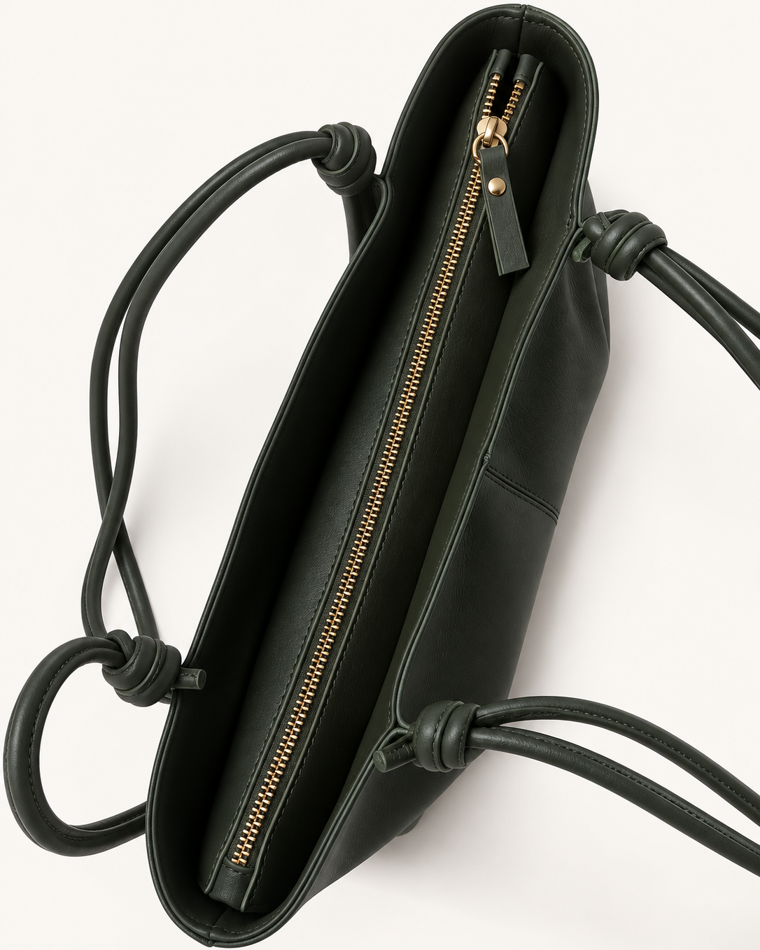 Toranda caqui Mimique bolso baguette con cierre seguro con cremallera y gran capacidad made in Spain
